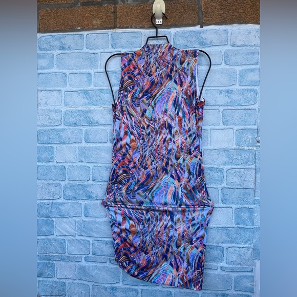 Savee Couture Laguna Beach watercolor dress size XS NWT - Picture 11 of 12